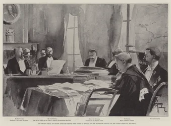 Het tweede proces van majoor Lothaire voor het Hof van Beroep van de Hoge Raad van de Congo-Staat in Brussel